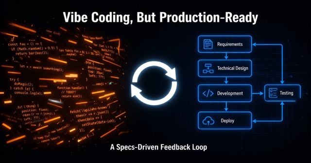 Vibe Coding, But Production-Ready: A Specs-Driven Feedback Loop for AI-Assisted Development